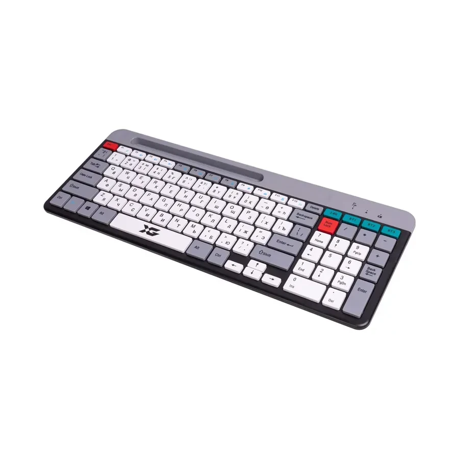 Клавиатура XG XK-550OGB, Bluetooth/2.4ГГц, серая