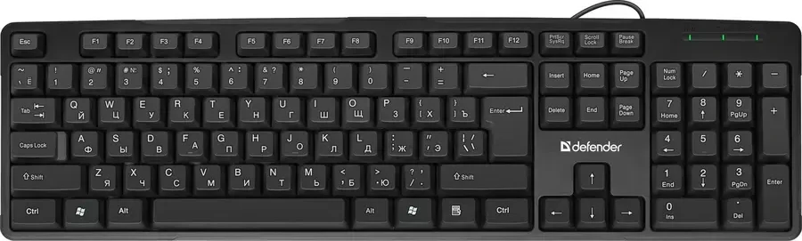 Клавиатура Defender Next HB-440 проводная, USB, Black
