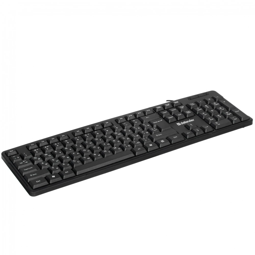 Клавиатура Defender Next HB-440 проводная, USB, Black — 4