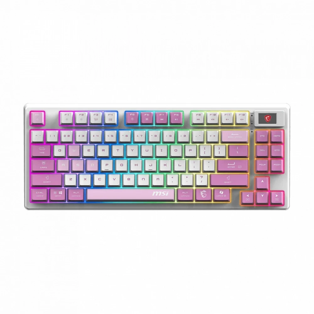 Игровая клавиатура MSI FORGE GK600 TKL, RGB белая — 2