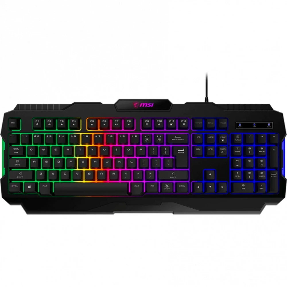 Игровая клавиатура MSI FORGE GK100, мембрана USB