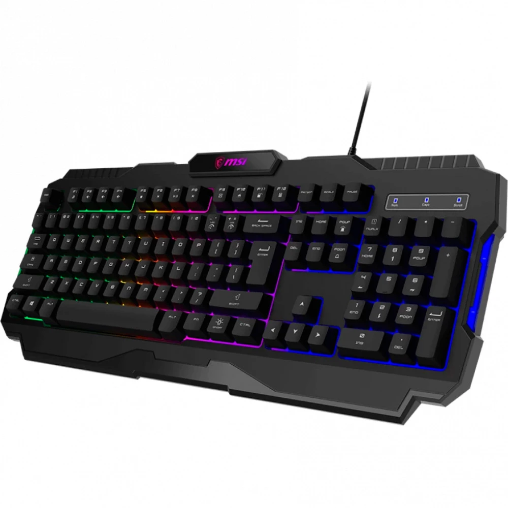 Игровая клавиатура MSI FORGE GK100, мембрана USB — 3