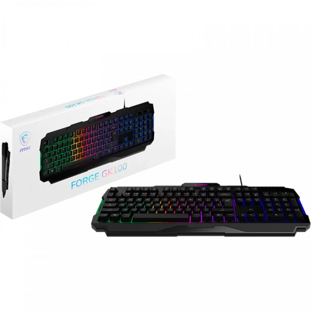 Игровая клавиатура MSI FORGE GK100, мембрана USB — 5