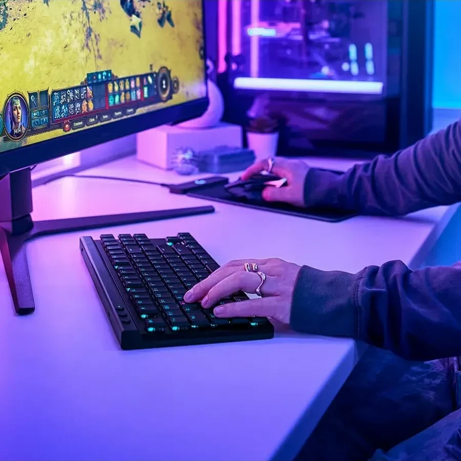 Игровая клавиатура Logitech G515 TKL, чёрная, тактильная — 2