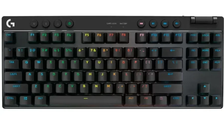 Игровая клавиатура Logitech G PRO X TKL RAPID, чёрная, линейная