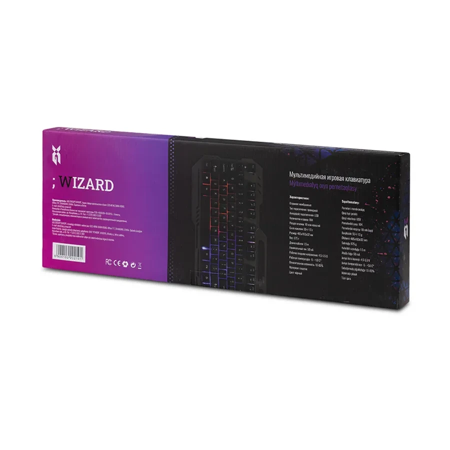 Клавиатура XG Wizard игровая, USB RGB защита — 3