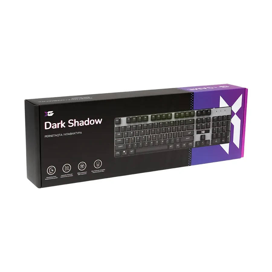 Клавиатура XG Dark Shadow игровая USB RGB — 3