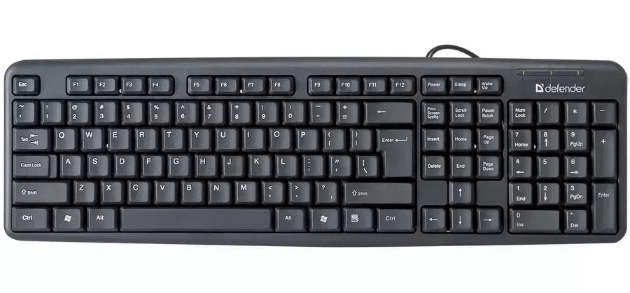 Клавиатура Defender Element HB-520, USB, RUS/ENG — 2