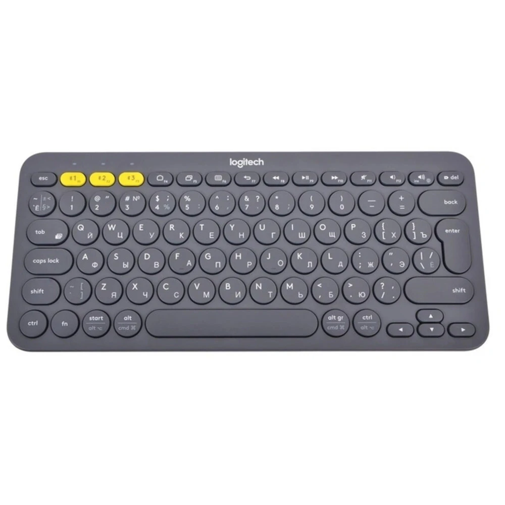 Клавиатура LOGITECH K380 Bluetooth, многоустройство, белая — 2