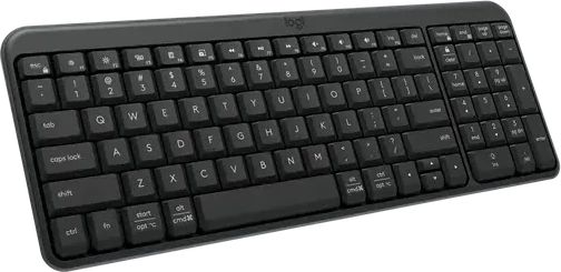 Клавиатура LOGITECH K250 Bluetooth, компактная, графит