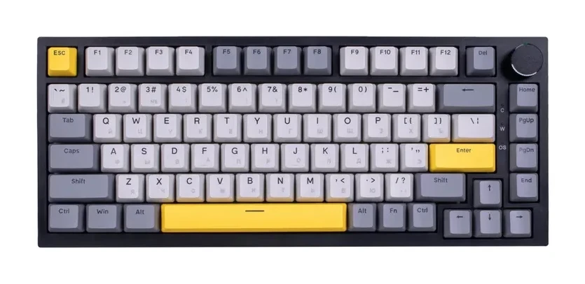Игровая клавиатура Ajazz AK820, механическая, 75%, RGB