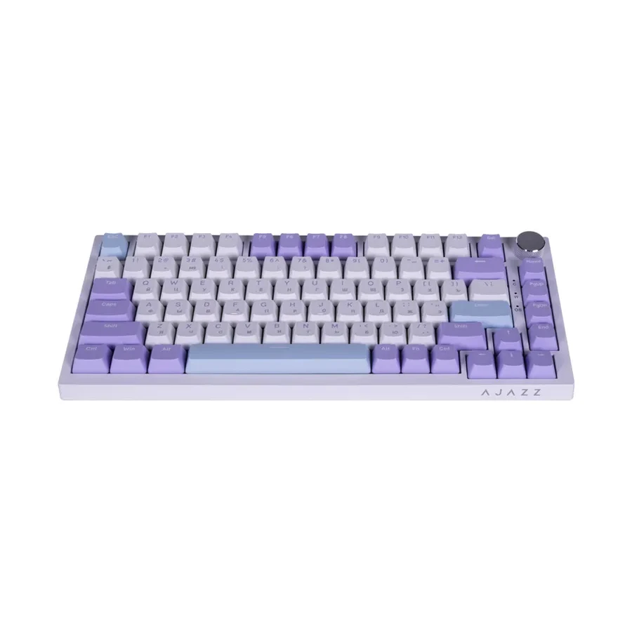 Игровая клавиатура Ajazz AK820, механическая, 75%, белая — 2