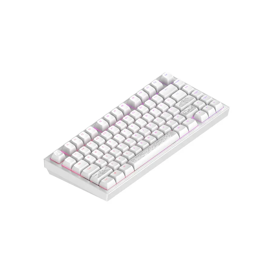 Игровая клавиатура Dark Project ALU81A Terra Nostra, белая — 2