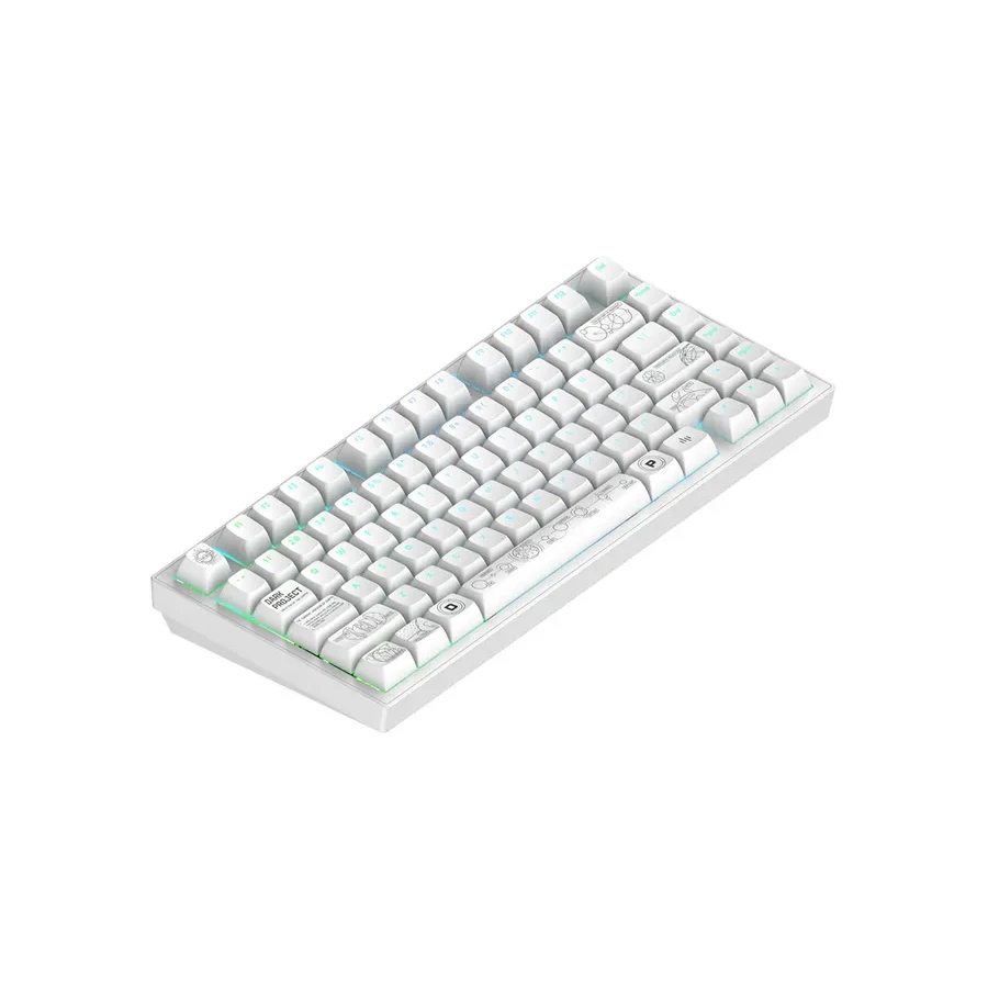 Игровая клавиатура Dark Project ALU81A Terra Nova, белая — 2