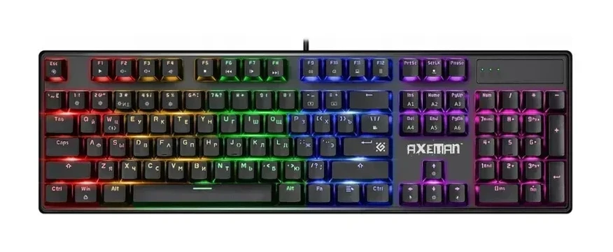 Клавиатура Defender Axeman GK-302, проводная, чёрная