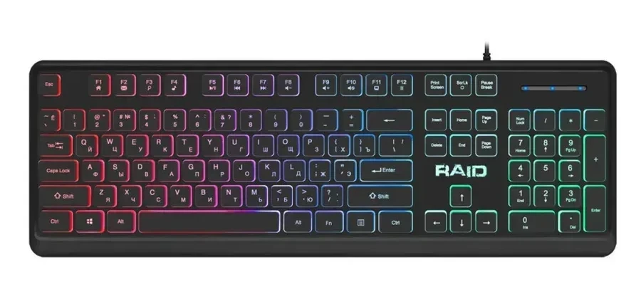 Клавиатура Defender RAID GK-778DL, проводная, чёрная