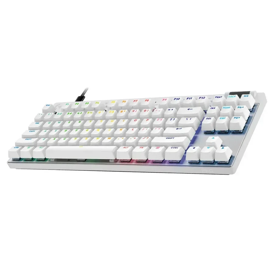 Игровая клавиатура LOGITECH G PRO X TKL, белая — 3