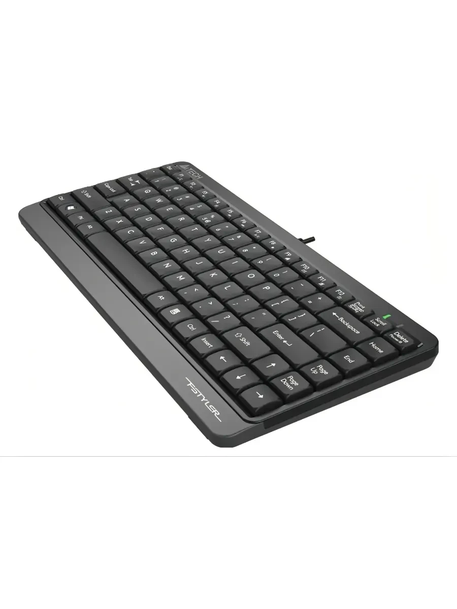 Клавиатура A4tech Fstyler FK11, USB, 86 клавиш, серый — 3