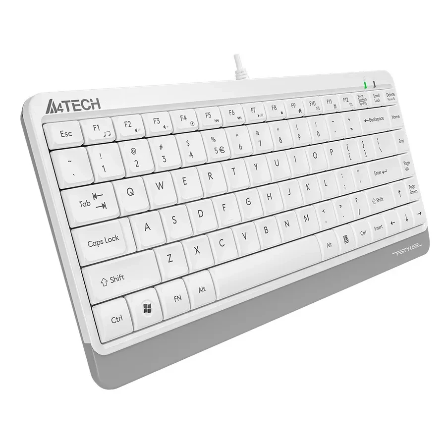 Клавиатура A4tech Fstyler FK11, USB, 86 клавиш, белый — 4