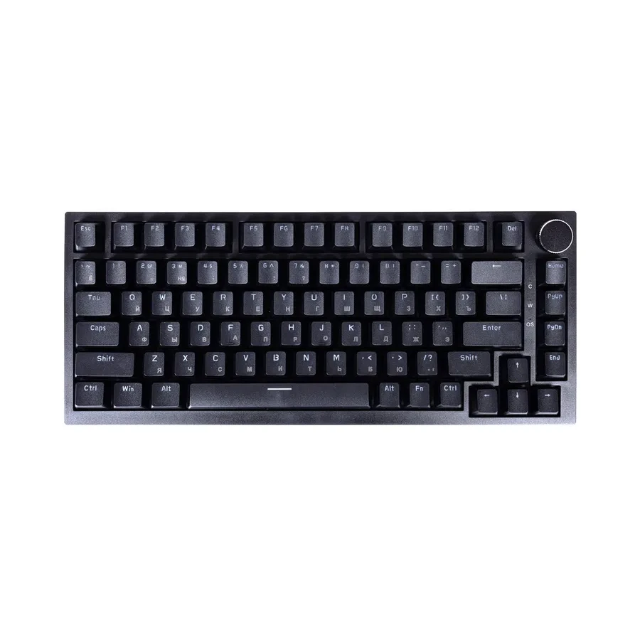 Игровая клавиатура Ajazz AK820, 75%, Red Switch, Чёрный — 2