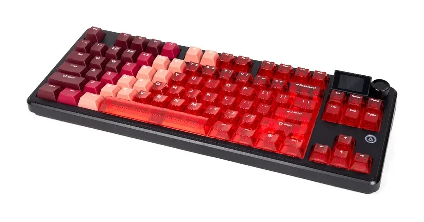 Игровая клавиатура Ajazz MK87 Pitaya Red, механическая, TKL, RGB