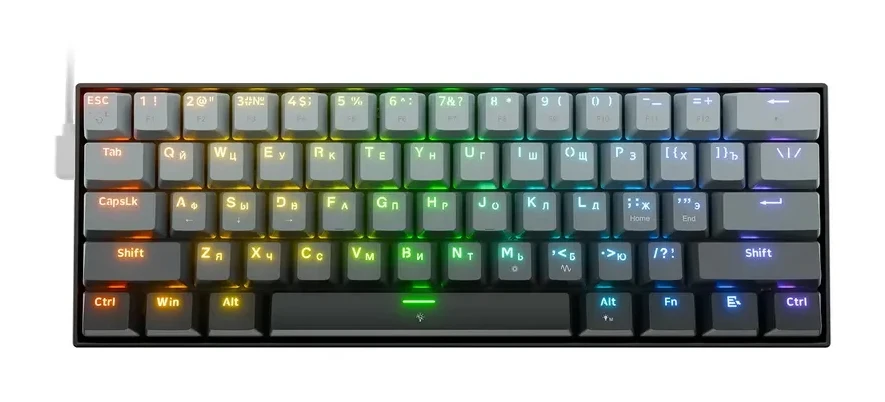 Механическая клавиатура Redragon Fizz RT, USB, черная