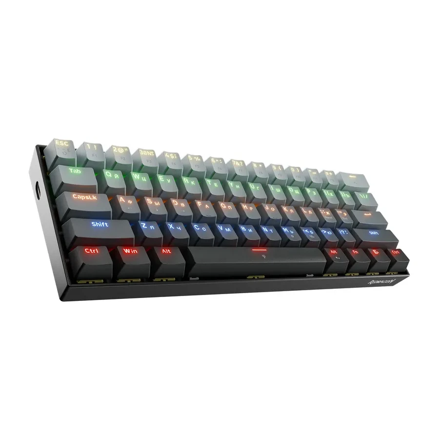 Механическая клавиатура Redragon Fizz RT, USB, черная — 2