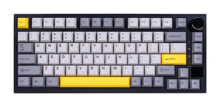 Клавиатура Ajazz AK820 Pro, Gift Switch, чёрная