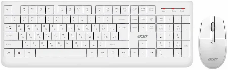 Клавиатура + мышь Acer OCC401 беспроводная