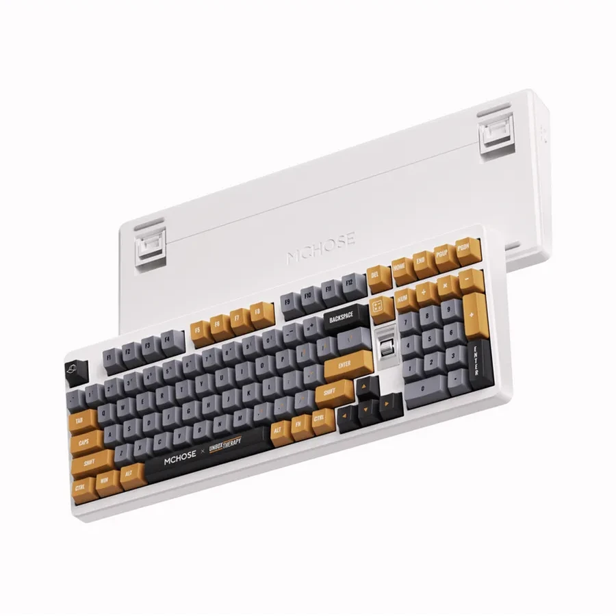 Клавиатура MCHOSE UT98-3 механическая, коричневая, BT5.0/USB-C — 3