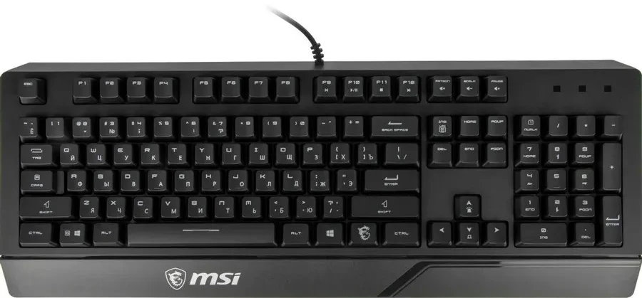 Клавиатура MSI Vigor GK20, RGB, 108 клавиш — 2