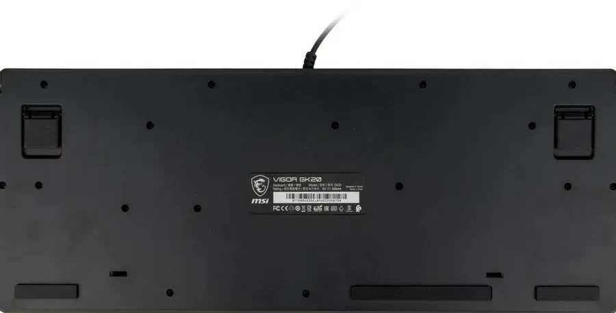 Клавиатура MSI Vigor GK20, RGB, 108 клавиш — 4