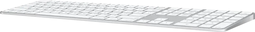Apple Magic Keyboard, Touch ID, Numeric Keypad, белая
