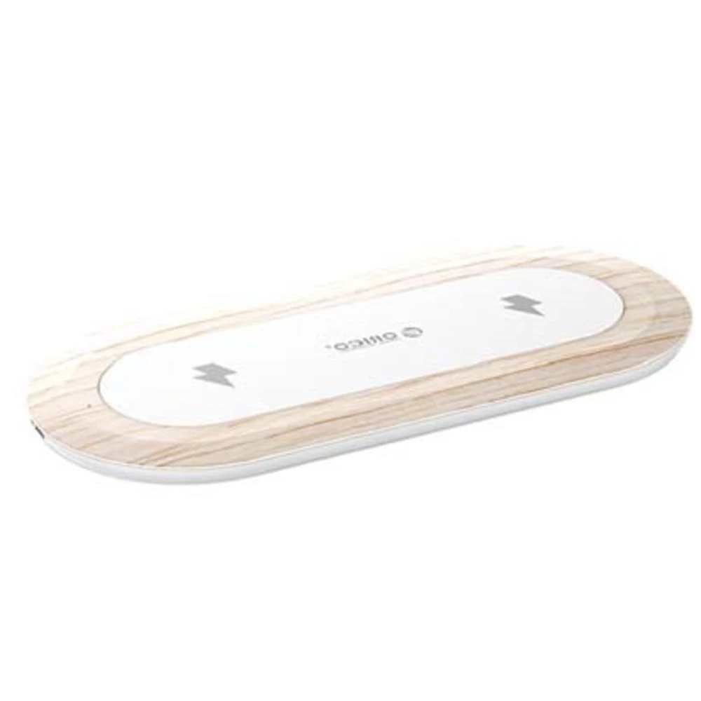 Беспроводное зарядное устройство Orico WOC2-WD, White-Wood