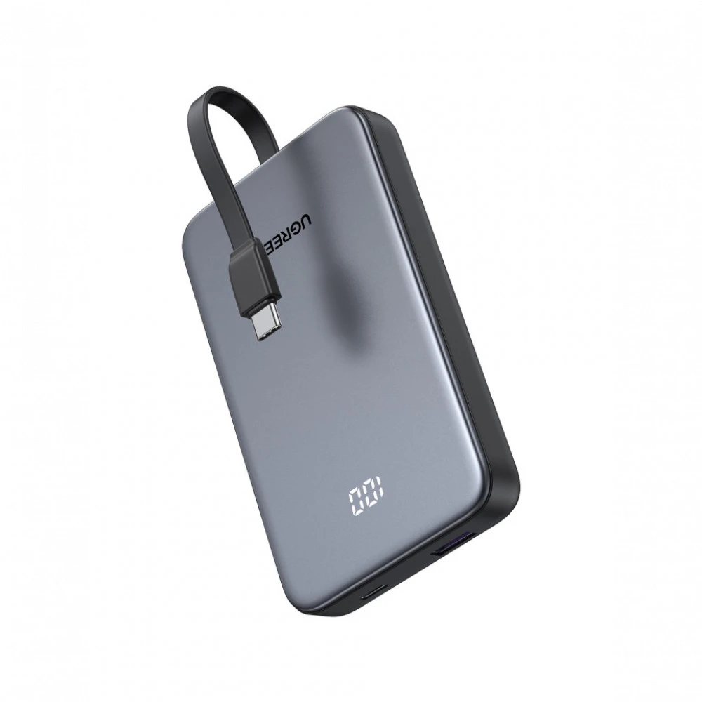 Пауэрбанк Ugreen 75161B 10000mAh 20W 1C1A Powerbank with 1* 20W Built-in Cable — 4