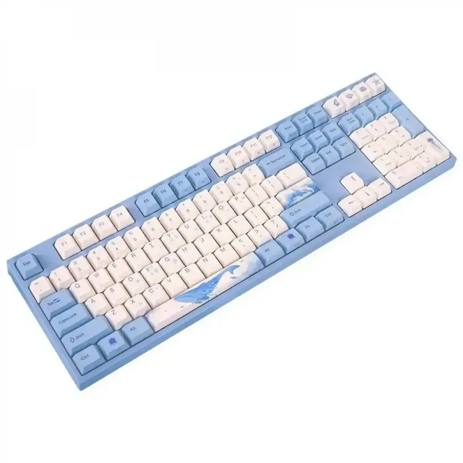Клавиатура Varmilo VEM108 Sea Melody EC V2 Rose, механическая, 108 клавиш, электроёмкостные переключатели, USB
