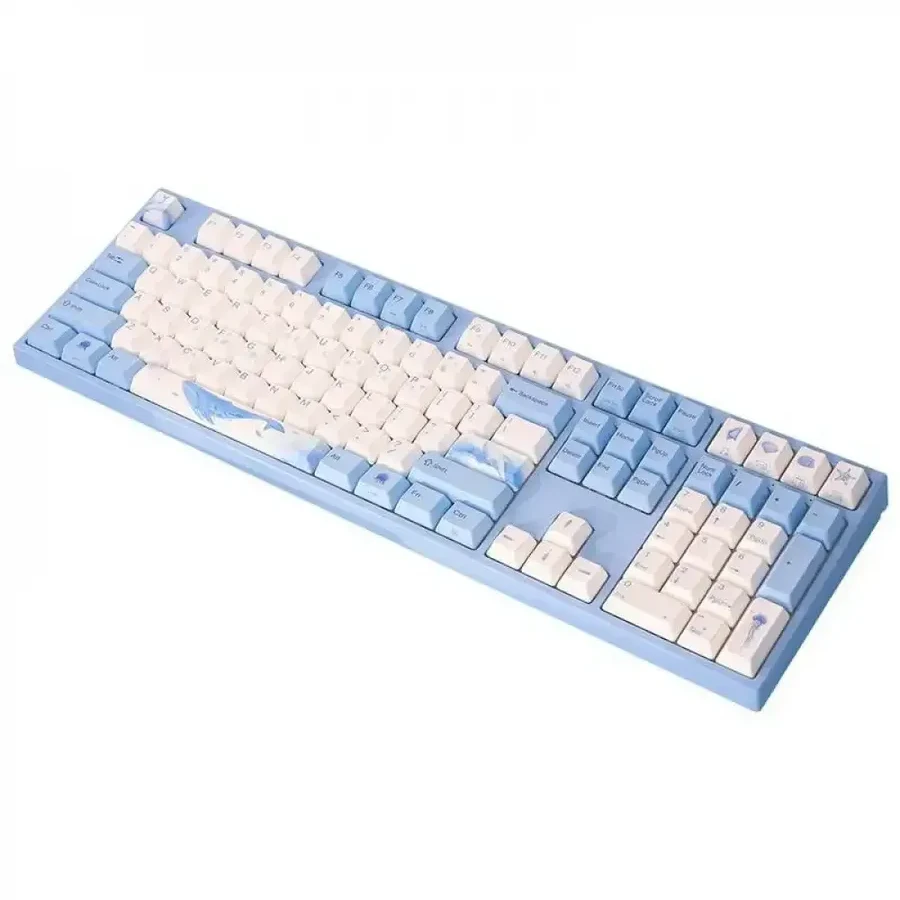 Клавиатура Varmilo VEM108 Sea Melody EC V2 Rose, механическая, 108 клавиш, электроёмкостные переключатели, USB — 3