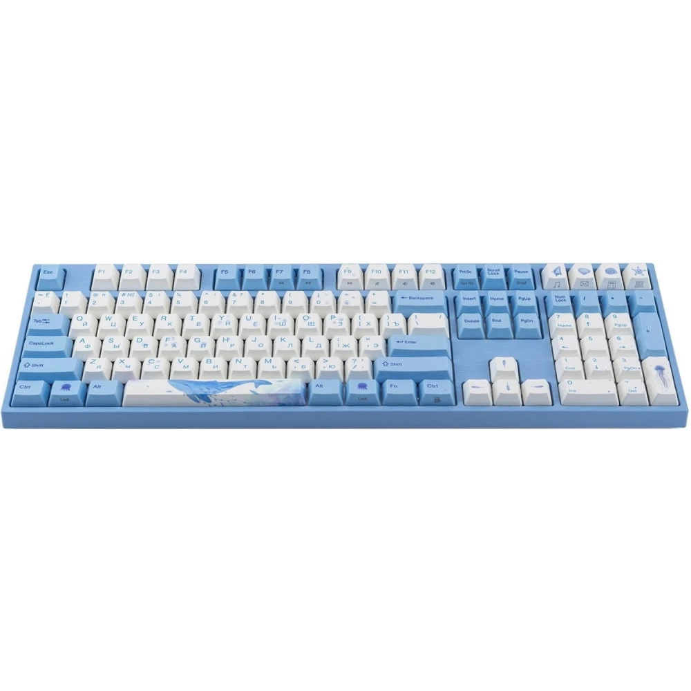 Клавиатура Varmilo VEM108 Sea Melody EC V2 Rose, механическая, 108 клавиш, электроёмкостные переключатели, USB — 5