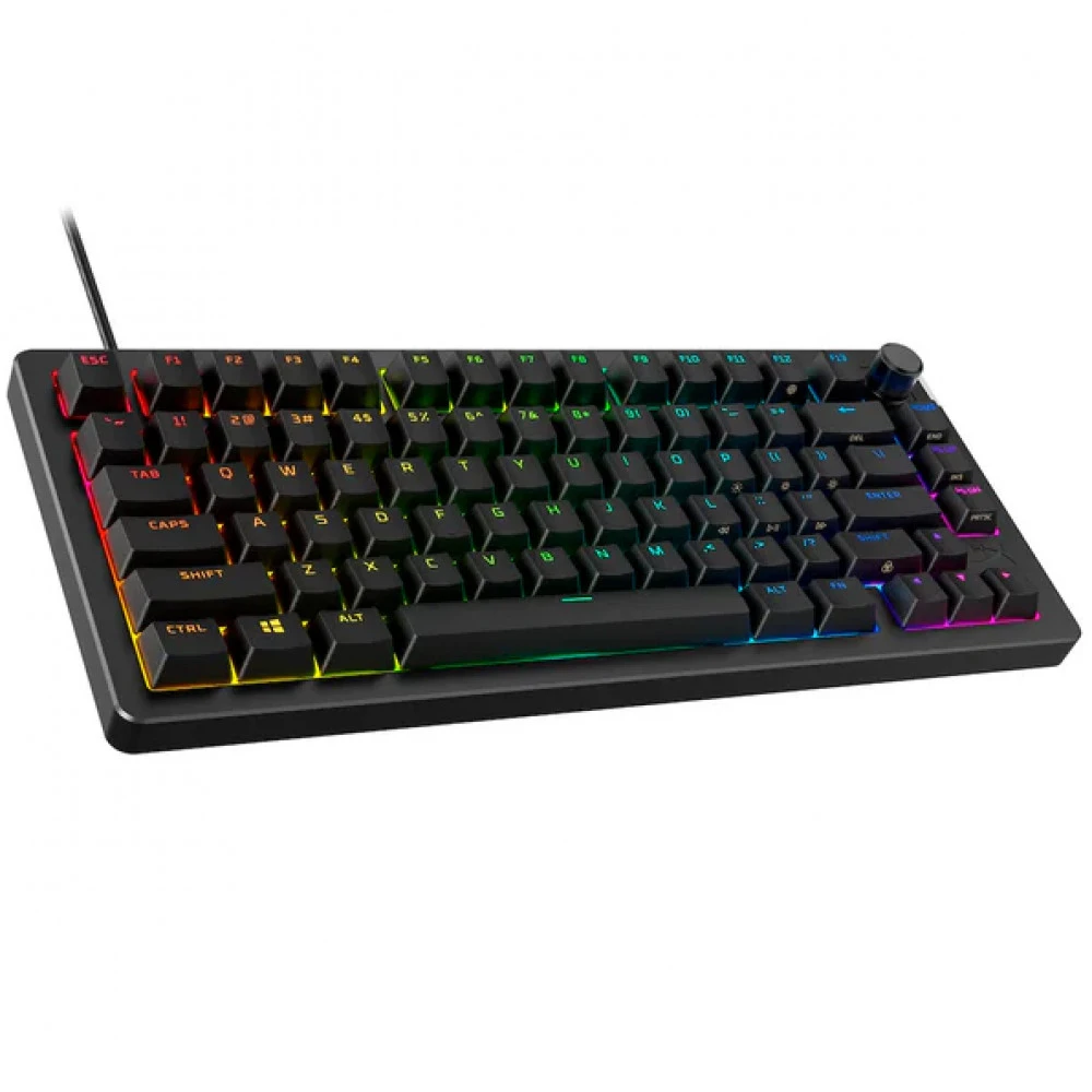 Игровая клавиатура HyperX Alloy Rise 75, механическая, HyperX Red switch, RGB, чёрный — 4