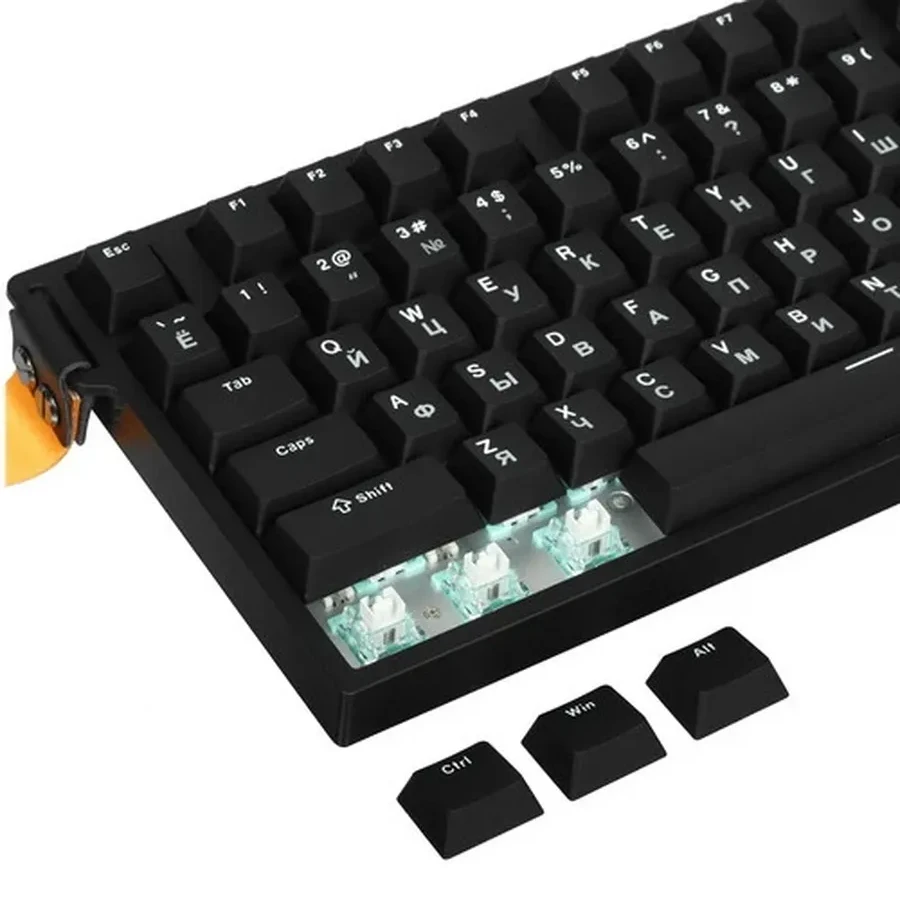 Клавиатура Attack Shark R82 HE Black, Magnetic, 75%, EN/RU/KZ, Wired USB-C, 8KHz, RGB — 5