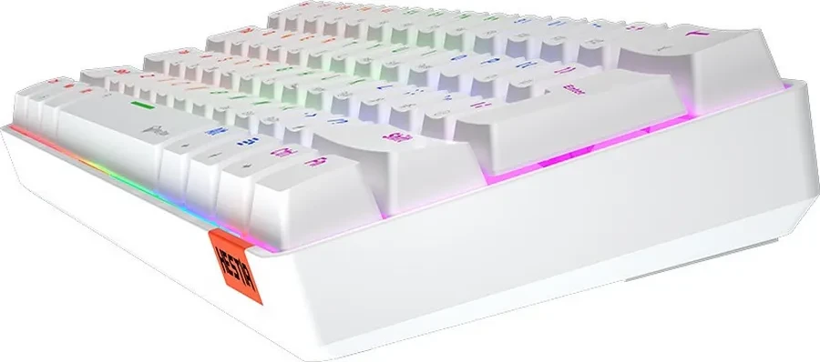 Клавиатура Meetion MK005 White, Mechanical, Blue switch, 61 keys EN/RU/KZ, Cable USB-C — 4