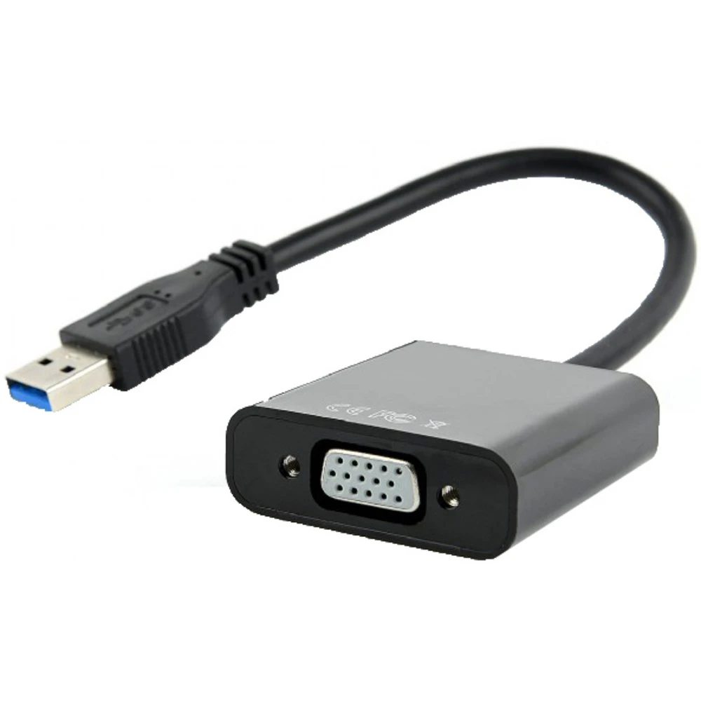 Переходник USB 3.0 to D-Sub VGA, чёрный — 2