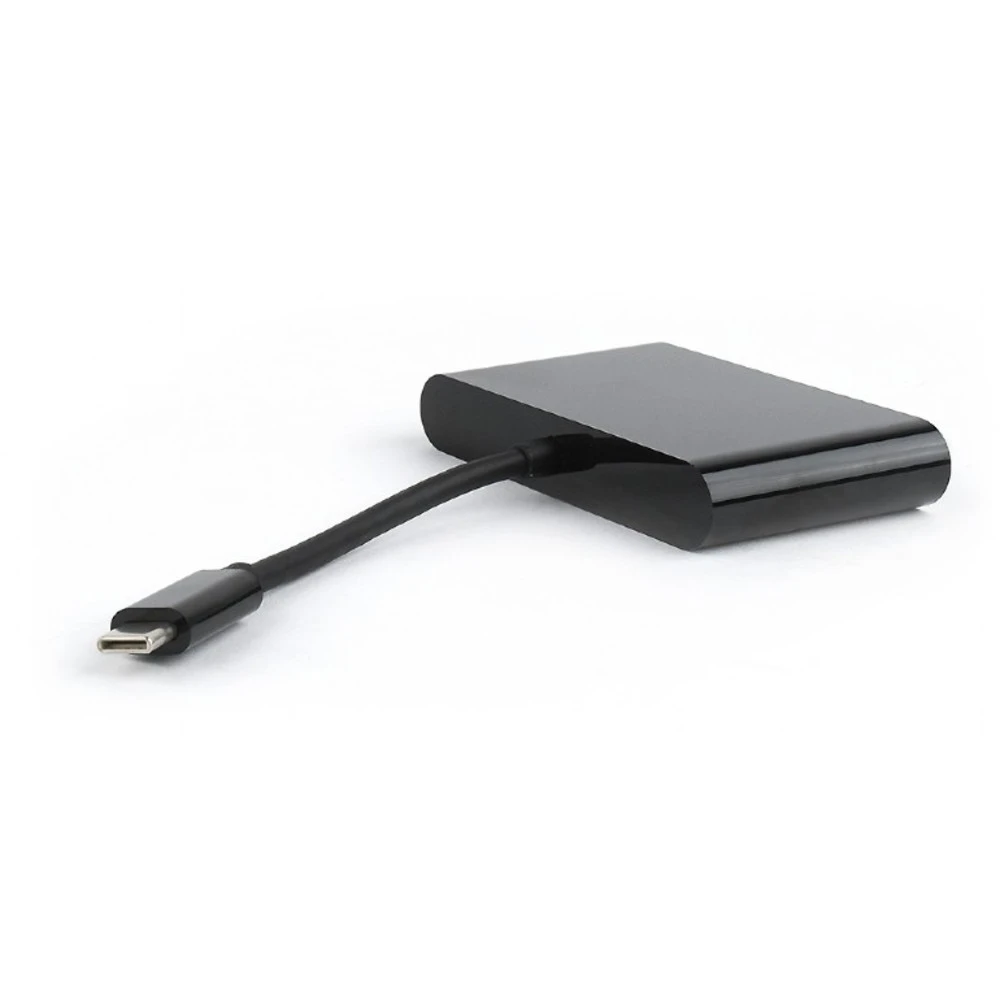 Переходник USB Type-C - VGA, USB 3.0, USB Type-C, Cablexpert A-CM-VGA3in1-01, 0.15m, OEM — 2