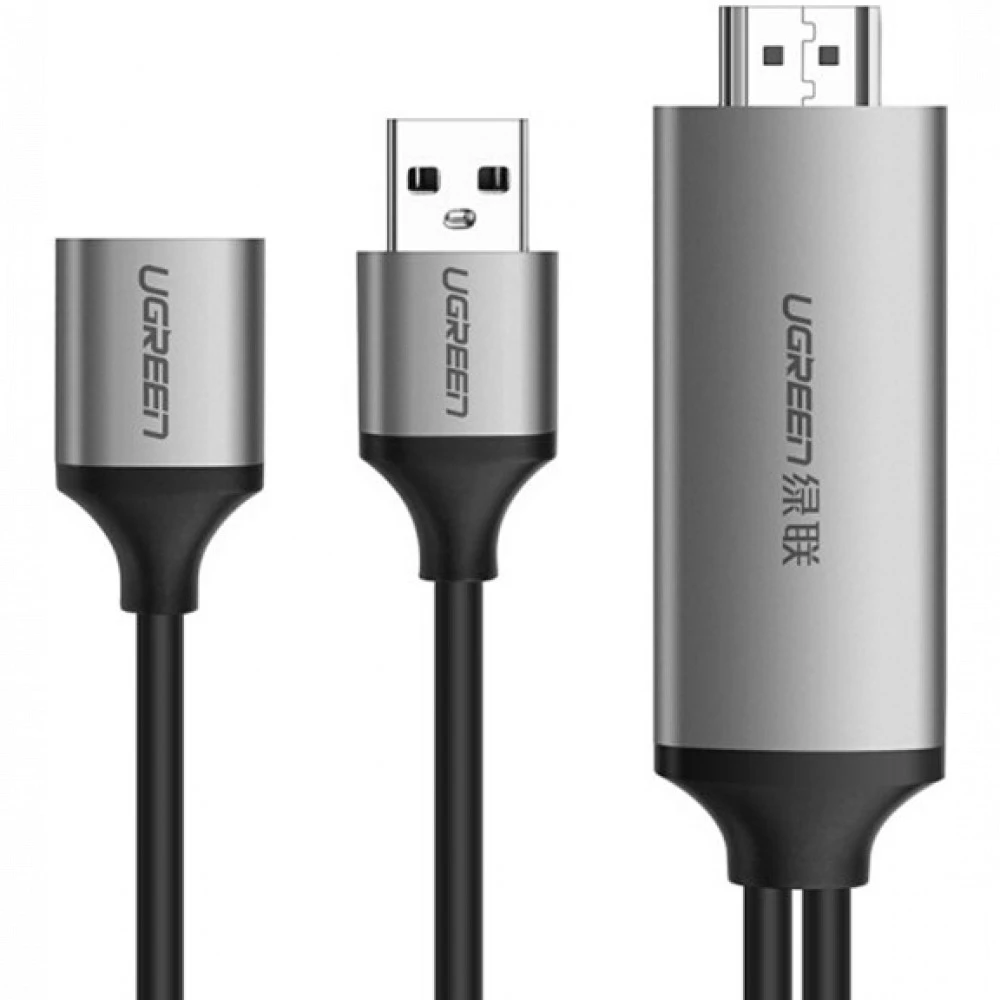 Переходник USB Type-A 2.0 - HDMI, Ugreen CM151, RTL