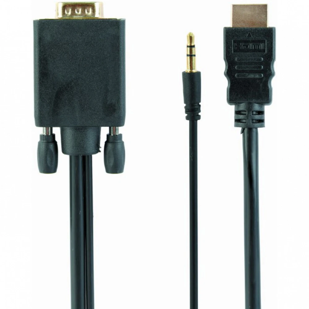 Переходник HDMI - VGA Cablexpert A-HDMI-VGA-03-6, OEM