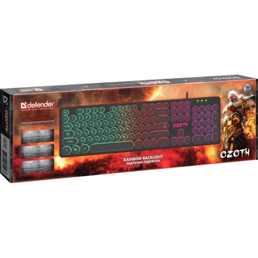 Клавиатура USB Defender Ozoth GK-106, 104 клавиши — 2