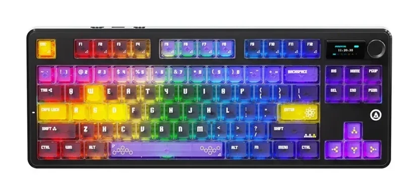 Клавиатура Ajazz MK87 Pro Litchi Switch Purple