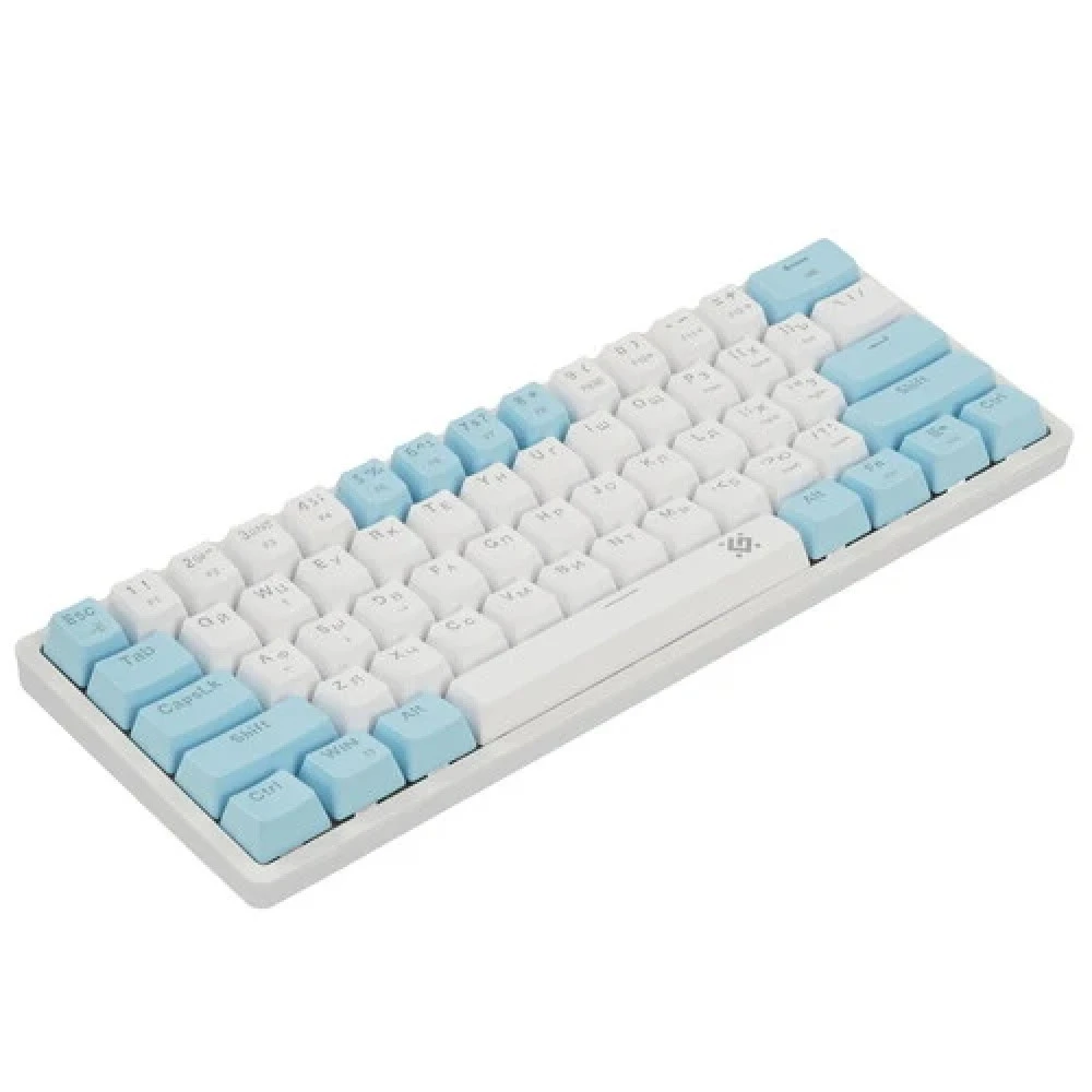 Клавиатура Defender Amox GK-585, OUTEMU Brown, Gaming, RGB, White-Blue, USB — 2