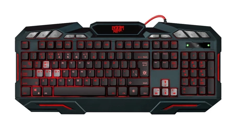 Клавиатура Defender Doom Keeper GK-100DL, USB, чёрная — 2