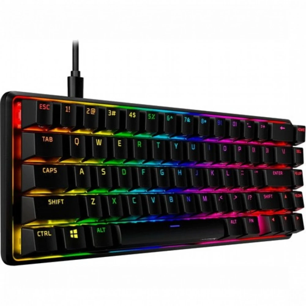Клавиатура HyperX Alloy Origins 65, Black, Multimedia,Gaming,RGB,USB,HyperX Red Switch — 2